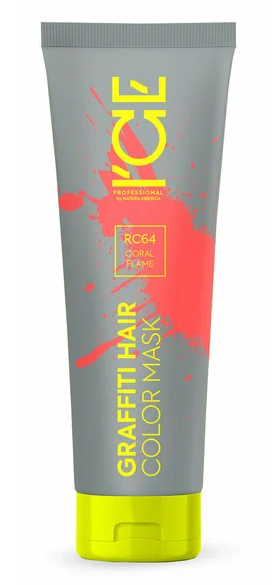 ICE by NS/COLOR MASK/Тонирующая маска для волос Coral Flame, 140 мл, 10 шт