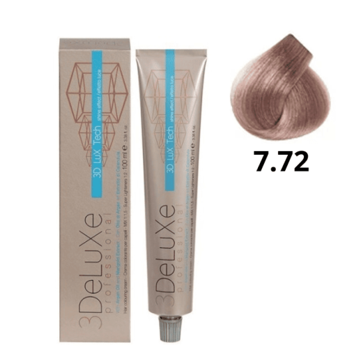 7.72 3DeLUXE PROFESSIONAL 100 ml 7.72 Блондин коричнево-перламутровый 100 мл