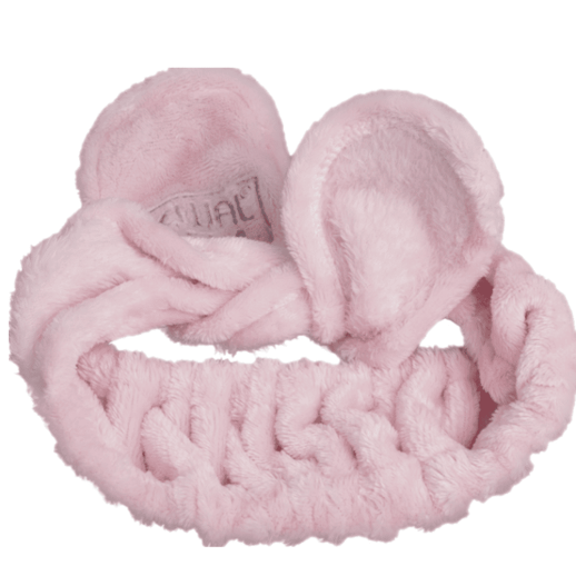 Повязка Dewal Beauty на голову "завязка" розовая
