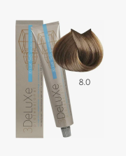 7.8 3DeLUXE  PROFESSIONAL 100 ml 7.8 Очень светлый коричневый кашемир 100 мл NEW