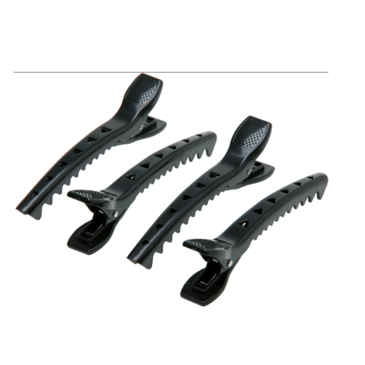 CL2202 Зажим для волос Dewal "Бабочка" цветной пластик 8см, 12шт/уп