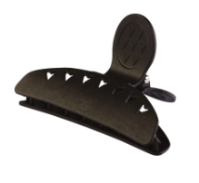 CL2202 Зажим для волос Dewal "Бабочка" черный пластик 8см, 12шт/уп