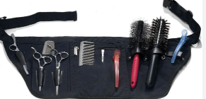 Парикмахерская сумка-пояс для инструментов из нейлона, разм.26*40 см, черный
