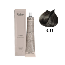 6.11 3DeLUXE  PROFESSIONAL 100 ml 6.11 Темный блондин пепельный интенсивный 100 мл
