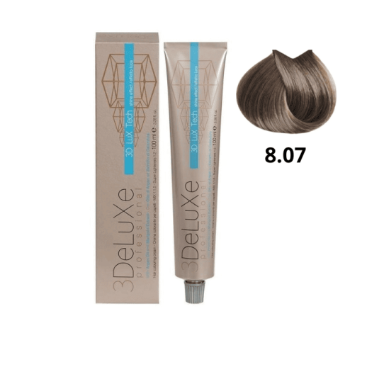 8.07 3DeLUXE PROFESSIONAL 100 ml 8.07 Холодный светлый блондин  100 мл