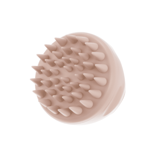 Щетка Dewal Beauty массажная для мытья головы, цвет бежевый, 8 х 8,5 см