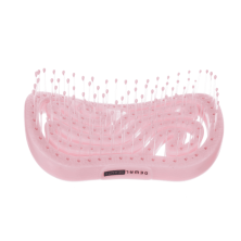 Щетка Dewal Beauty серия " Wave", продувная, с нейлоновым штифтом, форма волна, цвет розовый