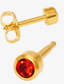 Камень гранат месяц январь позолоченный