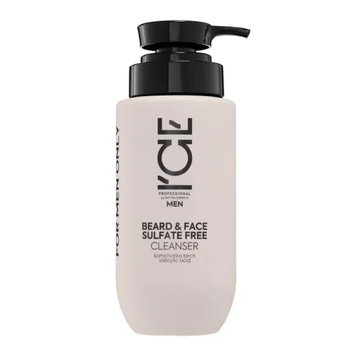 ICE by NS/HOME/MEN BEARD & FACE SULFATE FREE CLEANCER/Бессульф пенка д/очищения лица и бороды, 200мл