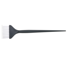 JPP048 -1 black Кисть для окрашивания DEWAL,черная,с белой прямой щетиной,узкая 45мм