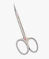 НСС6 СRYSTAL ножницы для кожи длинное лезвие колор