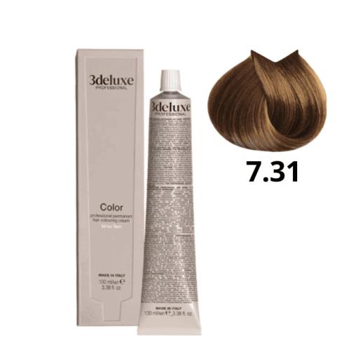 7.31 3DeLUXE  PROFESSIONAL 100 ml 7.31 Золотисто-пепельный 100 мл NEW
