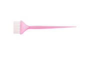 JPP048 -1 pink Кисть для окрашивания DEWAL,розовая,с белой прямой щетиной узкая 45мм