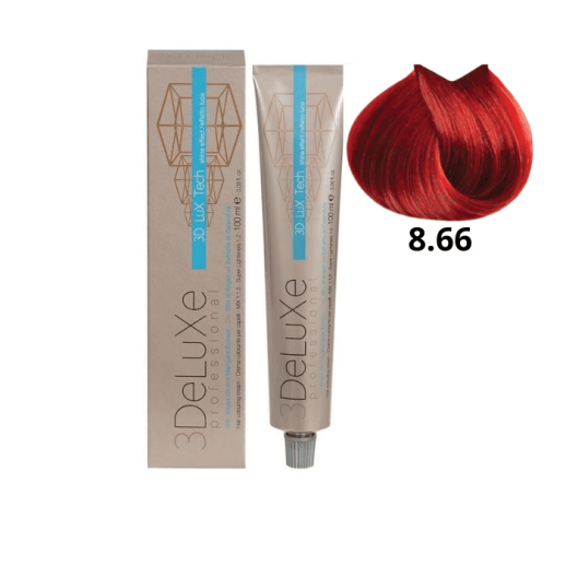 8.66 3DeLUXE PROFESSIONAL 100 ml 8.66 Светлый насыщенный красный 100 мл