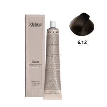 6.12 3DeLUXE  PROFESSIONAL 100 ml 6.12 Тёмный блондин пепельно-перламутровый  100 мл NEW