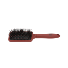 Щетка Dewal Beauty серия "Прованс", с пласт.штифтом,квадратная, коричневая, 13 рядов