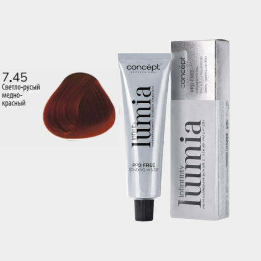 Infinity Lumia 7.45 Светло-русый медно-красный (100 мл)