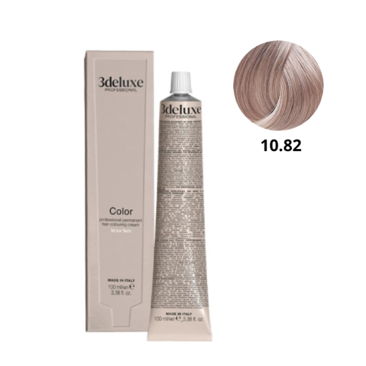 10.82 3DeLUXE PROFESSIONAL 100 ml 10.82 Платиновый блондин коричнево-перламутровый 100 мл NEW
