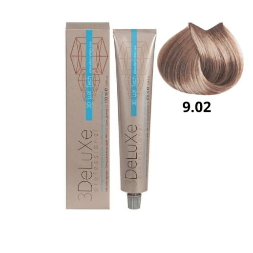 9.02 3DeLUXE  PROFESSIONAL 100 ml 9.02 Очень светлый  жемчужный 100 мл