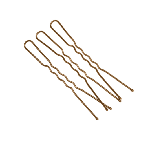 SLT60V-3/24 Шпильки Dewal коричневые,волна 60 мм, 24 шт/уп, на блистере