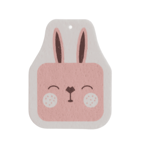 Спонж Dewal Beauty для снятия макияжа «зайчик»,105 х 80 мм, 1 шт