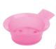 Чаша для краски , розовая, с ручкой, с резинкой на дне 300мл