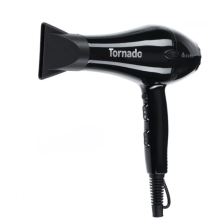 Фен DEWAL PRO TORNADO, черный, 2300Вт, ионизация, 2 насадки