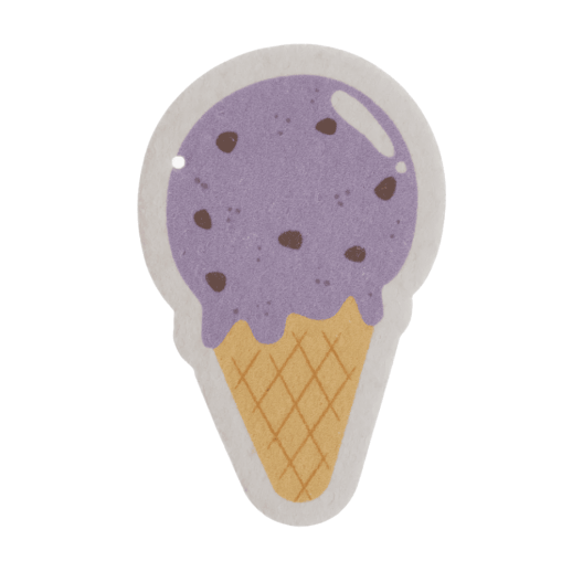 Спонж Dewal Beauty для снятия макияжа «мороженое»,108 х 72 мм, 1 шт