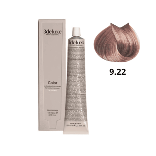 9.22 3DeLUXE  PROFESSIONAL 100 ml 9.22 Очень светлый розовый ирис  100 мл NEW