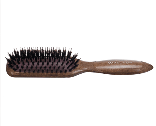 Щетка массажная Dewal  серия "NEXT, прямоуг., узкая, нейл.штифт, 7 рядов