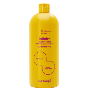 INFINITY Шампунь восстанавливающий Vitality Force,1000 мл 8шт