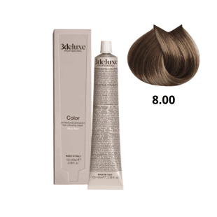 8.00 3DeLUXE  PROFESSIONAL 100 ml 8.00 Насыщенный светлый блондин  100 мл NEW