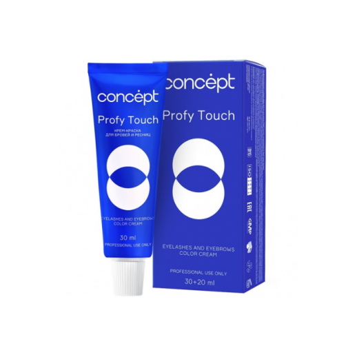 CONCEPT/Color Look/Крем-краска для бровей и ресниц "Коричневый" 30мл 15шт