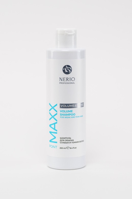 MAXX Point Шампунь для обьема волос Volume&Shine с бамбуком, 250 мл