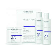 Rose De Mer - Sea Herbal Deep Peel Kit 2A+2B, порошок 20 саше по 4,5гр. + активатор 150мл.X2.