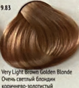 Очень Светлый Блондин Коричнево-Золотистый 9.83