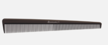 Расческа рабочая DEWAL MAGNESIUM комбинированная, конусная , черная 18.8см