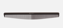 Расческа рабочая DEWAL MAGNESIUM комбинированная, черная 19,3см