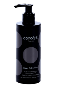 Concept/FRESH UP/ Оттеночный бальзам обогащенный коллагеном Пепельно-русый 250  мл 20 шт