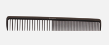Расческа рабочая DEWAL MAGNESIUM комбинированная, широкая, черная 19.5см