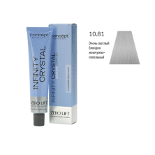 10.81 Очень светлый блондин жемчужно-пепельный (60 мл) Infinity Crystal