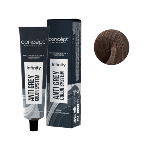 Восстановитель цвета седых волос Темно-русый, 100 мл
