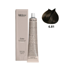 6.81 3DeLUXE  PROFESSIONAL 100 ml 6.81 Светлый коричневый пепельный 100 мл NEW