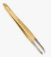 Пинцет косой AT 9970 GOLD, золотое покрытие