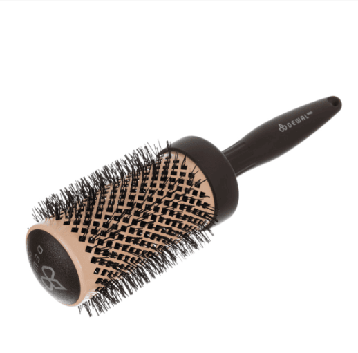 Термобрашинг DEWAL "МОККА"с керам. покрытие+антистатик, с волнистой щетиной d53*70 мм