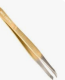 Пинцет косой золотое покрытие Пинцет косой АТ9924 GOLD
