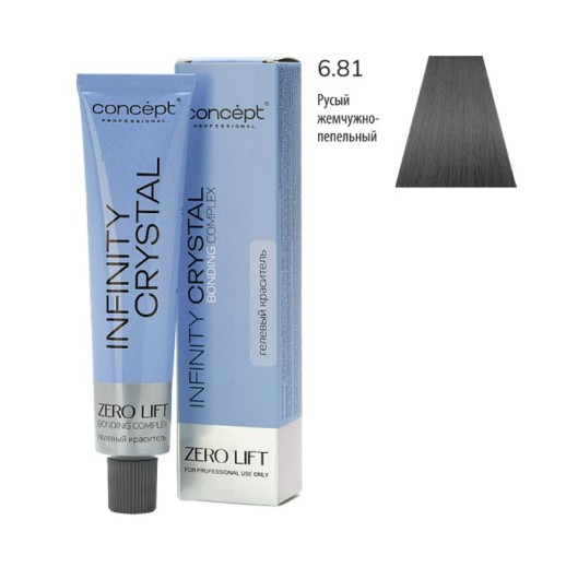 6.81 Русый жемчужно-пепельный (60 мл) Infinity Crystal