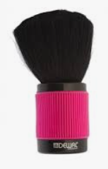 NB001 Pink Кисть-сметка DEWAL,настольная,ручка-пластик прорезиненный,натуральная щетина