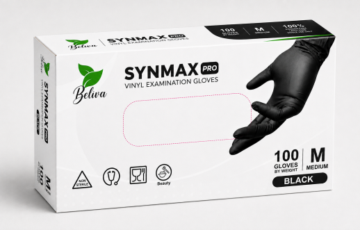 Перчатки BELIVA Synmax Pro черные M