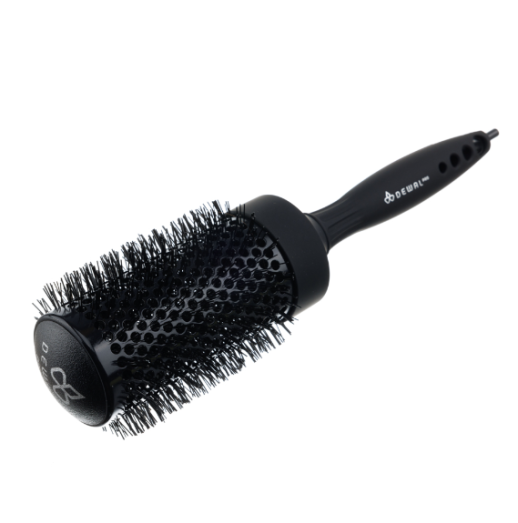 Термобрашинг DEWAL pro серия "BLACK MAGIC" керамич. покрытие+антистатик, с прямой щетиной d53х70мм